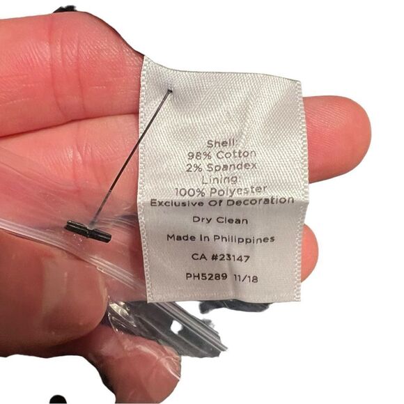 NWT! Talbots navy & white striped blazer.‎ Size 6P - Picture 4 of 10